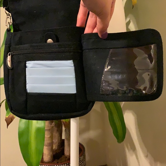 Suede crossbody travel bag - Picture 4 of 10